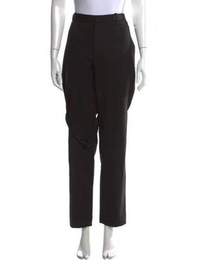 Pre-owned 3.1 Phillip Lim Wool Straight Leg Pants In Black