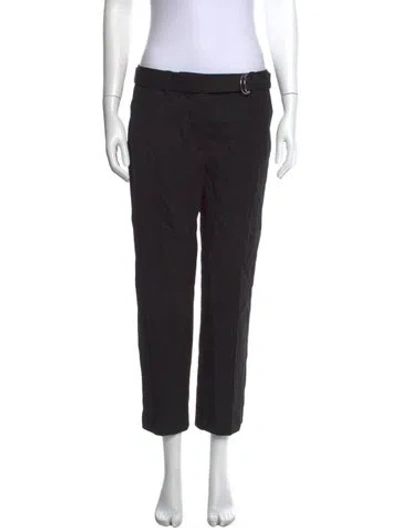 Pre-owned 3.1 Phillip Lim Wool Straight Leg Pants In Black