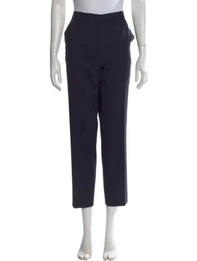 Pre-owned 3.1 Phillip Lim Wool Straight Leg Pants In Blue