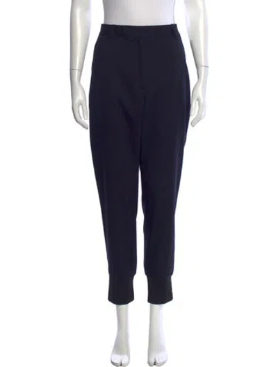 Pre-owned 3.1 Phillip Lim Wool Straight Leg Pants In Blue