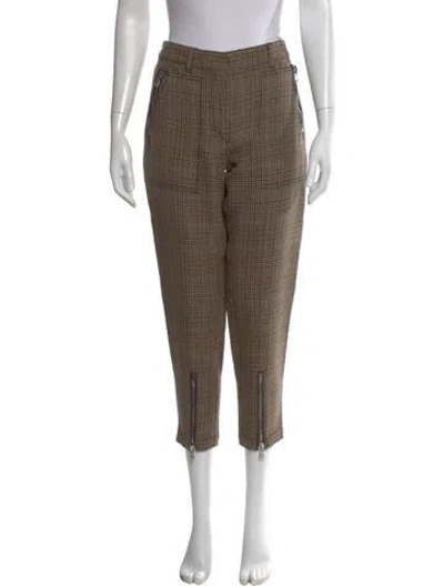 Pre-owned 3.1 Phillip Lim Wool Straight Leg Pants In Brown