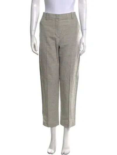 Pre-owned 3.1 Phillip Lim Wool Straight Leg Pants In Gray