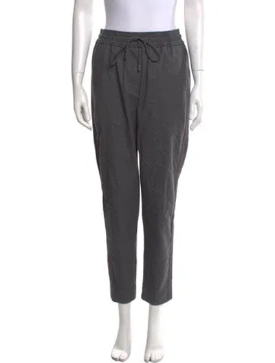 Pre-owned 3.1 Phillip Lim Wool Straight Leg Pants In Gray