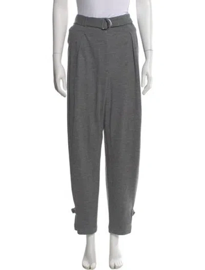 Pre-owned 3.1 Phillip Lim Wool Straight Leg Pants In Gray