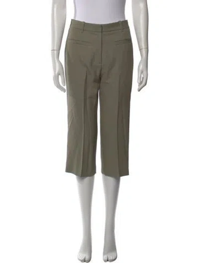 Pre-owned 3.1 Phillip Lim Wool Straight Leg Pants In Green
