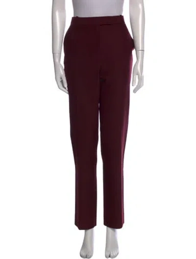 Pre-owned 3.1 Phillip Lim Wool Straight Leg Pants In Purple