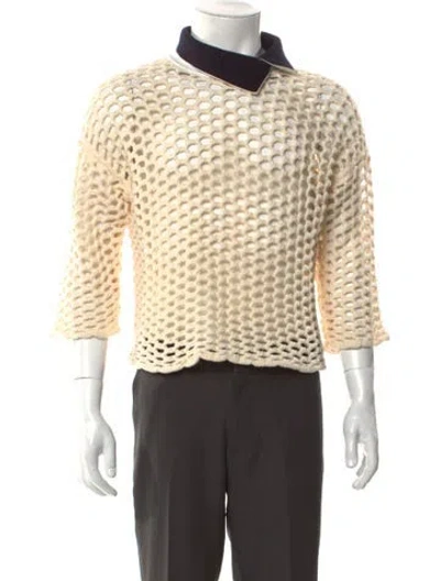 Pre-owned 3.1 Phillip Lim Wool Striped Pullover In Neutral