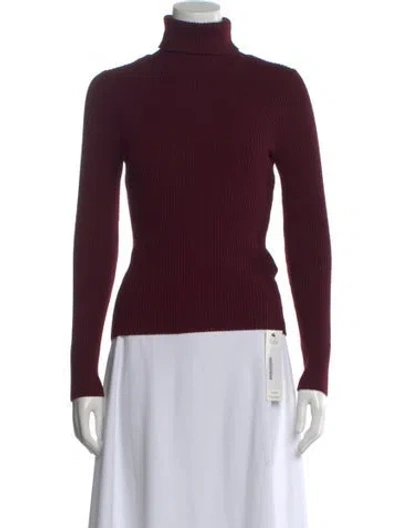 Pre-owned 3.1 Phillip Lim Wool Turtleneck Sweater In Burgundy