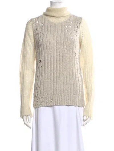 Pre-owned 3.1 Phillip Lim Wool Turtleneck Sweater In Gray
