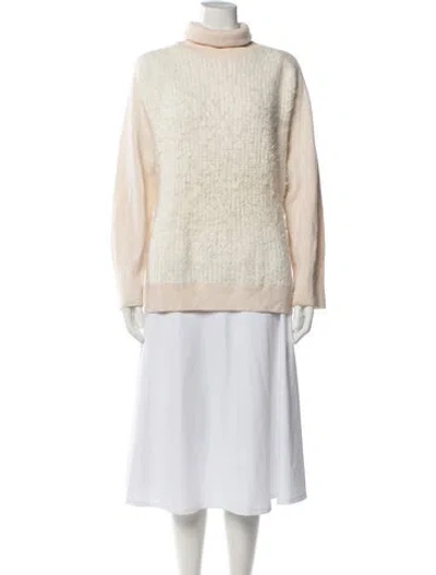 Pre-owned 3.1 Phillip Lim Wool Turtleneck Sweater In Neutral