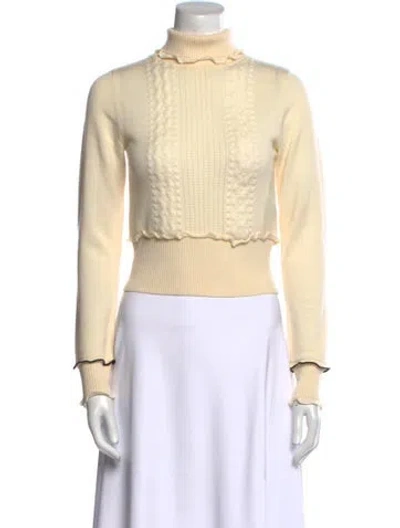 Pre-owned 3.1 Phillip Lim Wool Turtleneck Sweatshirt In Neutral