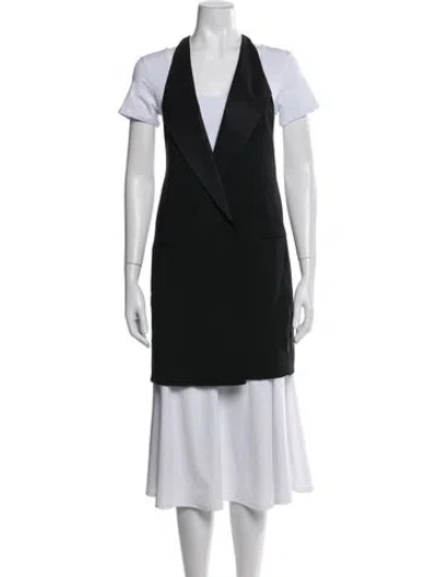 Pre-owned 3.1 Phillip Lim Wool Vest In Black