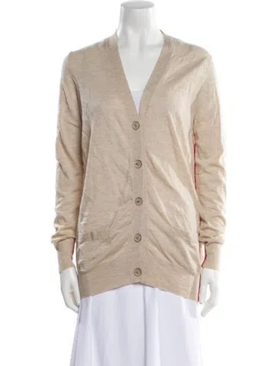 Pre-owned 3.1 Phillip Lim Wool V-neck Sweater In Neutral