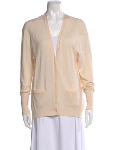 Pre-owned 3.1 Phillip Lim Wool V-neck Sweater In Neutral