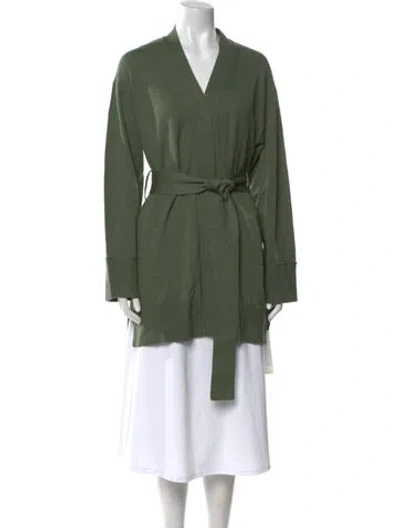 Pre-owned 3.1 Phillip Lim Wool V-neck Sweater W/ Tags In Green