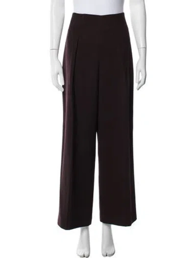 Pre-owned 3.1 Phillip Lim Wool Wide Leg Pants In Brown