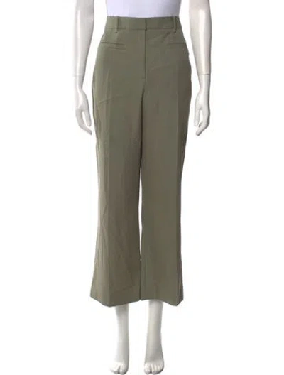 Pre-owned 3.1 Phillip Lim Wool Wide Leg Pants In Green
