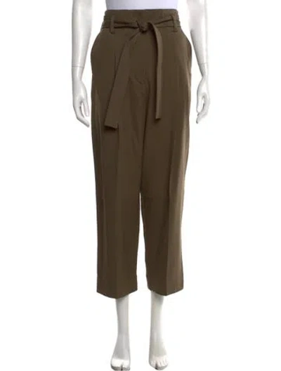 Pre-owned 3.1 Phillip Lim Wool Wide Leg Pants In Green