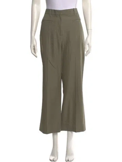 Pre-owned 3.1 Phillip Lim Wool Wide Leg Pants W/ Tags In Green