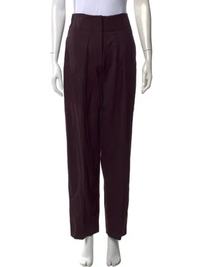 Pre-owned 3.1 Phillip Lim Wool Wide Leg Pants W/ Tags In Purple