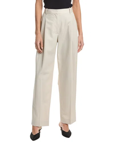 3.1 Phillip Lim Wool-blend Straight Leg Trouser In White
