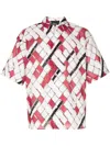3.1 Phillip Lim Woven-print Short-sleeved Shirt In Multicolour