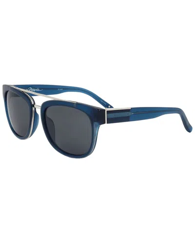 3.1 Phillip Lim X Linda Farrow Men's 54mm Sunglasses In Blue