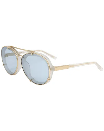 3.1 Phillip Lim X Linda Farrow Unisex Pl170 53mm Sunglasses In Multi