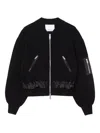 3.1 Phillip Lim Zip-fastening Balloon-sleeve Jacket In Black