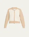 3.1 Phillip Lim Zip Wool-blend Cardigan In Neutral