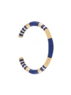 Aurelie Bidermann Positano Two-tone Bangle In Blue
