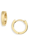 MADEWELL DELICATE COLLECTION DEMI-FINE HUGGIE MINI HOOP EARRINGS,AL389