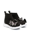 SOPHIA WEBSTER MINI RIVA SOCK SNEAKERS