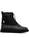 Suicoke Alal Lace-up Ankle Boots In Black