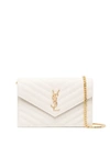 SAINT LAURENT MONOGRAM CHAIN WALLET