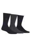 POLO RALPH LAUREN 3-PACK CREW SOCKS,8092PK