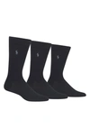 POLO RALPH LAUREN ASSORTED 3-PACK SUPERSOFT SOCKS,8087PK