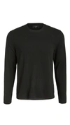 VINCE CREWNECK CASHMERE SWEATER BLACK,VINCE51101