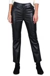 Sanctuary Carnaby Kick Crop Faux Leather Pants In Black