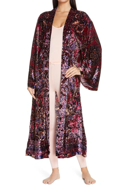 Free People Enchanted Print Wrap In Fairytale Combo