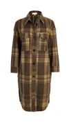 RE:NAMED RE: NAMED PLAID LONG JACKET