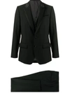 Dolce & Gabbana Wool Blend-silk Two-piece Single-breasted Suit In Black