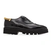 JW ANDERSON JW ANDERSON BLACK CURB CHAIN MASTER LOAFERS