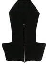 CASHMERE IN LOVE RIBBED-KNIT HOOD