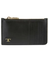 TOD'S TOD'S T LOGO PLAQUE CARDHOLDER