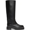 PROENZA SCHOULER BLACK LUG SOLE MID-CALF BOOTS