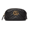 GUCCI GUCCI BLACK MINI GG MARMONT 2.0 COIN POUCH