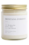 Brooklyn Candle Minimalist Collection In Montana Forest