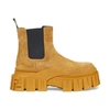 FENDI YELLOW SUEDE CHELSEA BOOTS,FEN342P3YEL