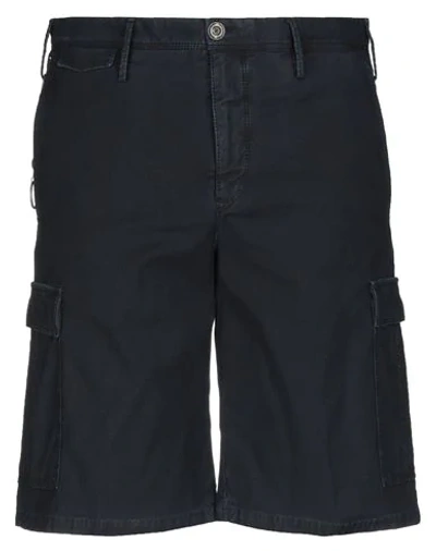 Pt Torino Shorts & Bermuda Shorts In Dark Blue